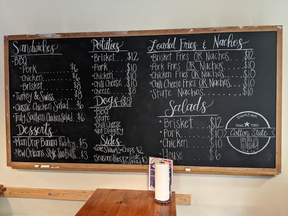 Cotton State BBQ Menu image 3